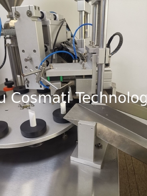 Semi automatic plastic tube filling and ultrasonic sealing machine for shampoo