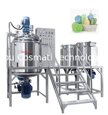 1000L Liquid Washing Homogenizing Mixing Machine Steam or Electrical Heating