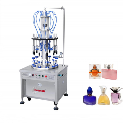 4 Heads magnetic pump semi-auto quantitative perfume filling machine liquid bottle filling machine