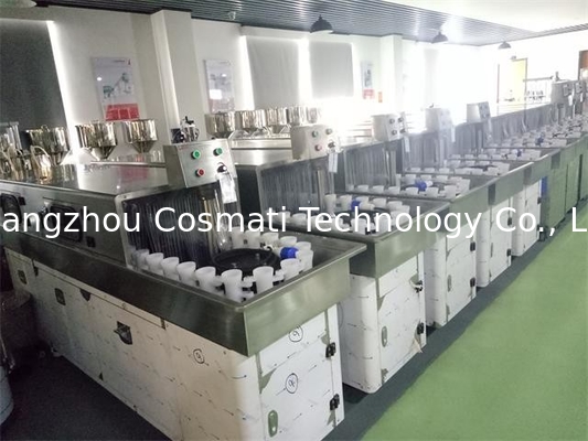 Semi automatic cosmetic bottle air cleaning machine