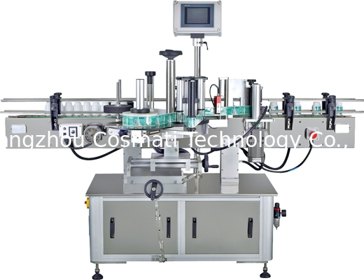 Scratch Card Flat Surface Bottle Pouch Automatic Labeling Sticking Machine For Cosmetics