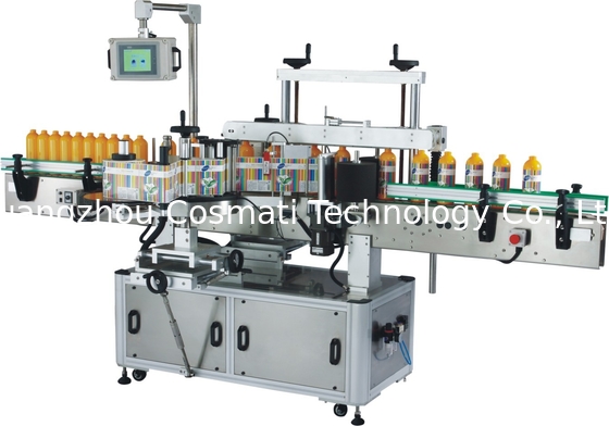 Scratch Card Flat Surface Bottle Pouch Automatic Labeling Sticking Machine For Cosmetics