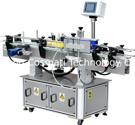 Scratch Card Flat Surface Bottle Pouch Automatic Labeling Sticking Machine For Cosmetics