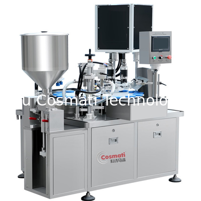 5-250ml Shampoo, lotion, cream, toner, cosmetic liquid filling capping machine
