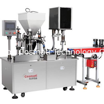 5-250ml Shampoo, lotion, cream, toner, cosmetic liquid filling capping machine
