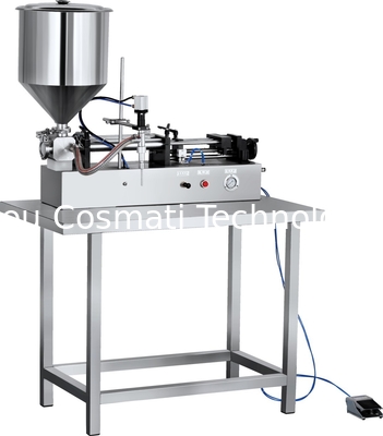 Semi-automatic Horizontal Pneumatic Liquid Filling Table Top Filling Machine