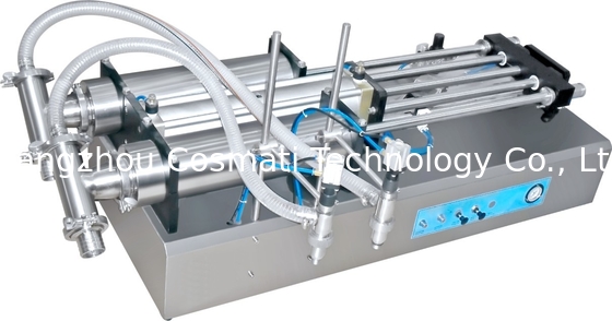 Semi-automatic Horizontal Pneumatic Liquid Filling Table Top Filling Machine