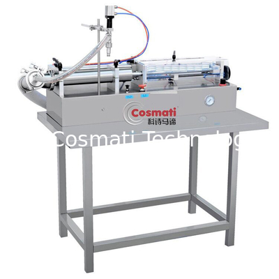 Semi-automatic Horizontal Pneumatic Liquid Filling Table Top Filling Machine