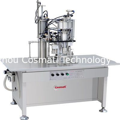 3 in 1 Single Man Operate Bag On Valve Aerosol Filling Machine