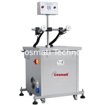 Semi-automatic chemical cosmetic plastic bottle tube glass jar bottle air cleaning machine equipment