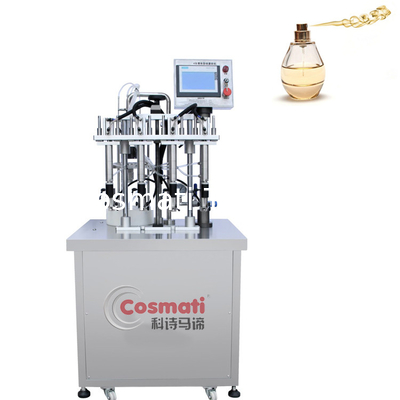 100ml small volume perfume bottle filler filling and capping machine