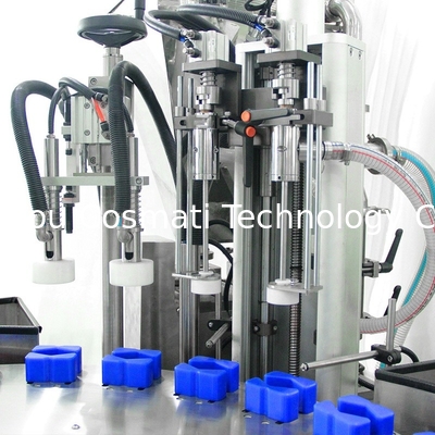 Automatic liquid hand sanitizer alcohol gel bottle filling capping machine