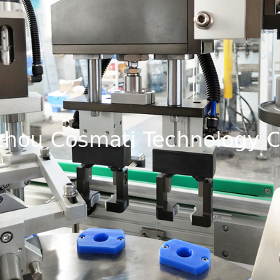 Automatic liquid hand sanitizer alcohol gel bottle filling capping machine