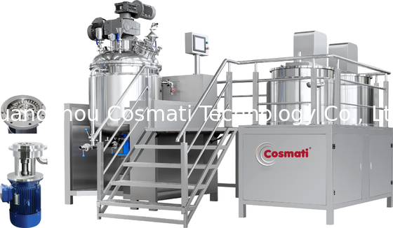 Toothpaste making machine Vacuum Emulsifier ,Toothpaste production line toothpaste equipment Emulsion High Shear Homogen