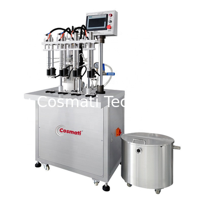 Hot selling 4-head top quality  semi-auto perfume filling machine small volume perfume filler