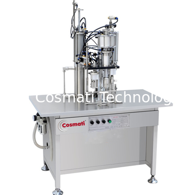 Semi-automatic sunscreen spray filling machine manual aerosol gas filling machine