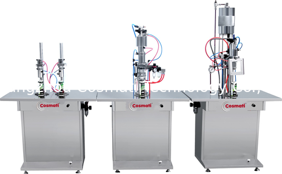 Semi-automatic sunscreen spray filling machine manual aerosol gas filling machine