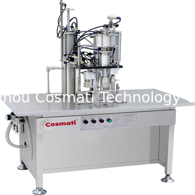 Semi-automatic sunscreen spray filling machine manual aerosol gas filling machine