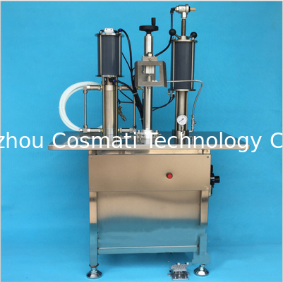 Semi-automatic sunscreen spray filling machine manual aerosol gas filling machine