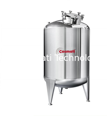 Customizable 100L 200L big capacity durable stainless steel fixed sealed storage tank