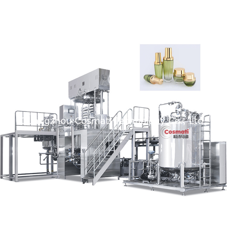 200L Mixer Shampoo Homogenizer Making Machine Vacuum Emulsifying Mixer