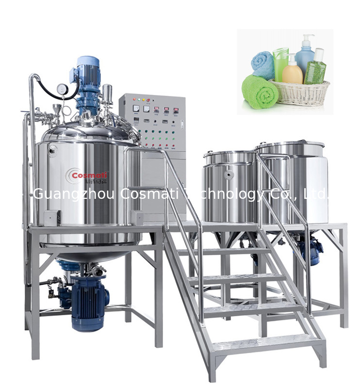 300l Electric Liquid Homogenizing Mixer Industrial Mixer Shampoo Detergent Liquid Soap Gel Making Machine