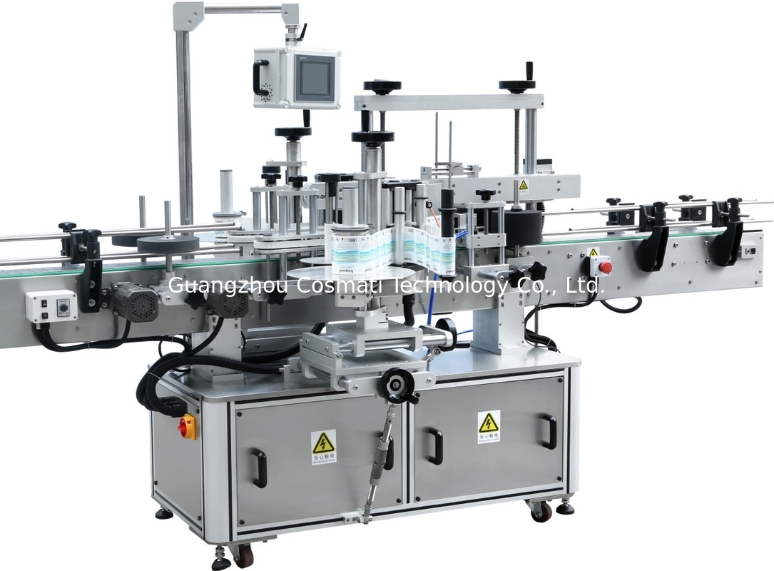 Scratch Card Flat Surface Bottle Pouch Automatic Labeling Sticking Machine For Cosmetics