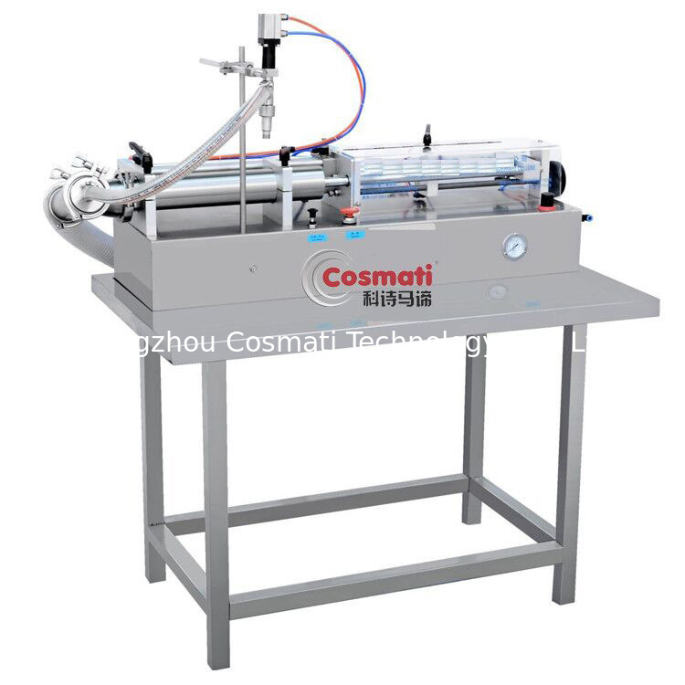 Semi-automatic Horizontal Pneumatic Liquid Filling Table Top Filling Machine