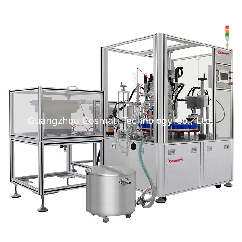 Automatic viscous liquid filling machine cream filling capping machine