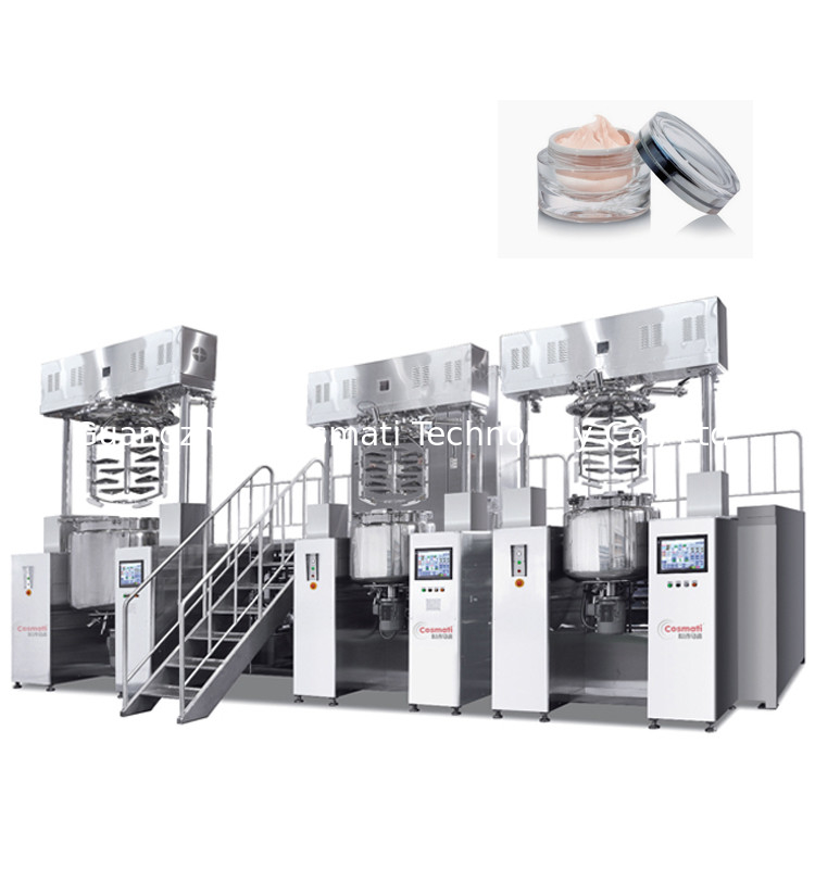 Cosmetic Cream Homogenizer Vacuum Emulsifying/cosmetic making machine/customized vacuum emulsifier