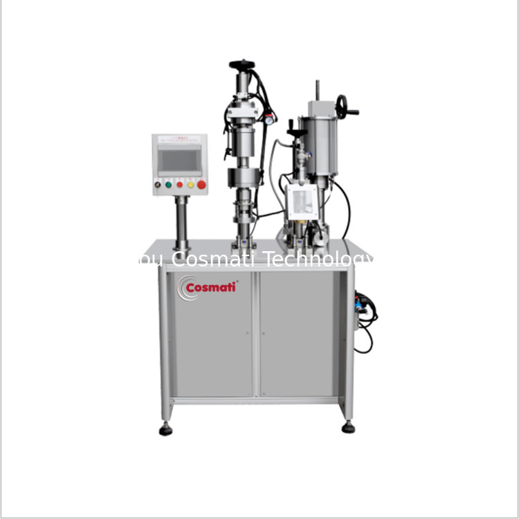 Semi-automatic Oxygen Gas Fresh Air spray paint aerosol cans filling machine