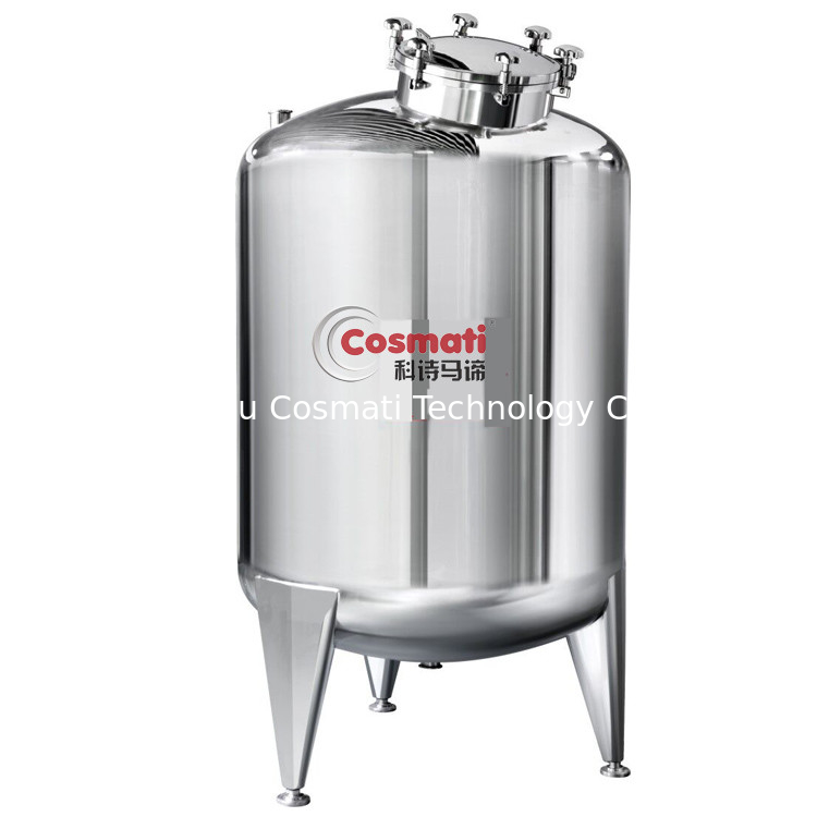 Fixed Style Stainless Steel Chemical Oil Water Container Tank Lotion Cream Perfume Sealed Storage Equipment
